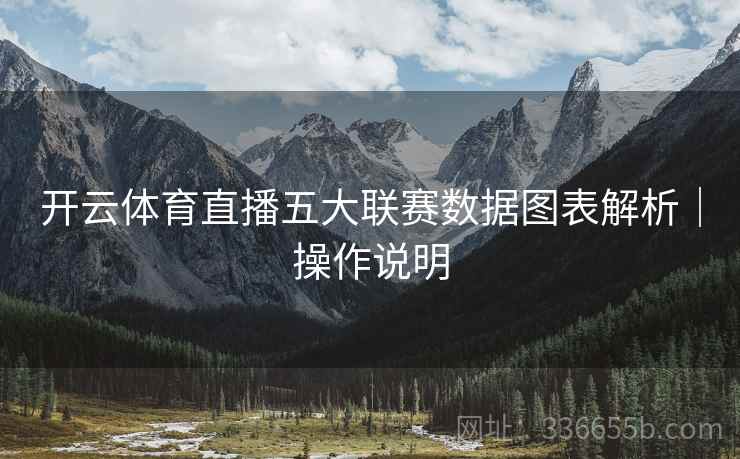 开云体育直播五大联赛数据图表解析｜操作说明
