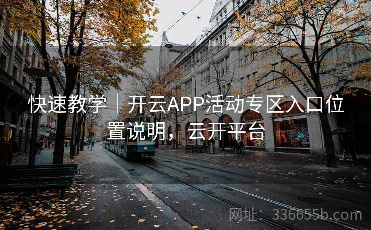 快速教学｜开云APP活动专区入口位置说明，云开平台  第2张